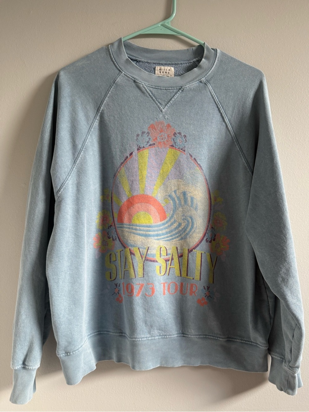 Billabong Salty Blonde Crewneck, VGUC, XS